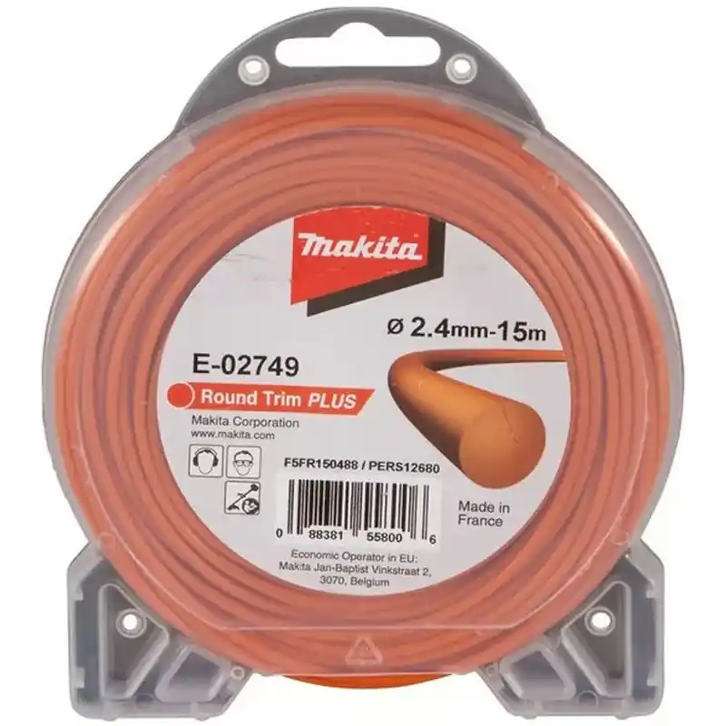 Makita E-02749 Nylon Faden Mähfaden Rund 2,4mm, 15m Abverkauf