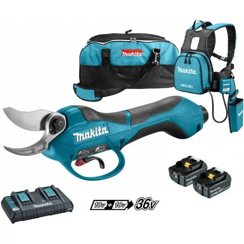 Makita DUP362PT2 Akku-Reb/Astschere, Li-ion LXT 2x18V/5,0 Ah Preisreduziert