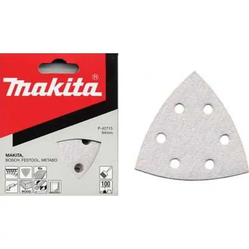 Makita P-42715 Schleifpapier DELTA 94mm, K100/ 10Stk./ BO4561 Sonderaktion