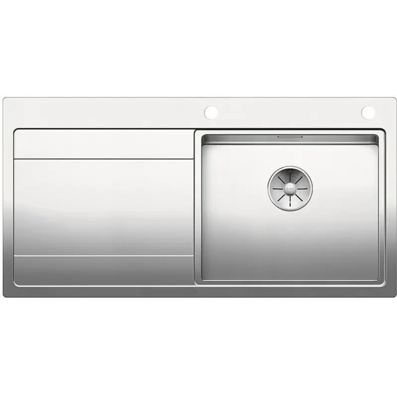 BLANCO Einbauspüle DIVON II 5 S-IF Edelstahl Seidenglanz InFinoAblauf Becken rechts521660 Kracherpreis