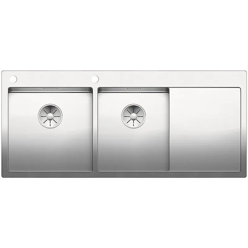 BLANCO Claron 8 S-IF Becken links, Steelart, InFino Ablauf, 521652 Bestpreis