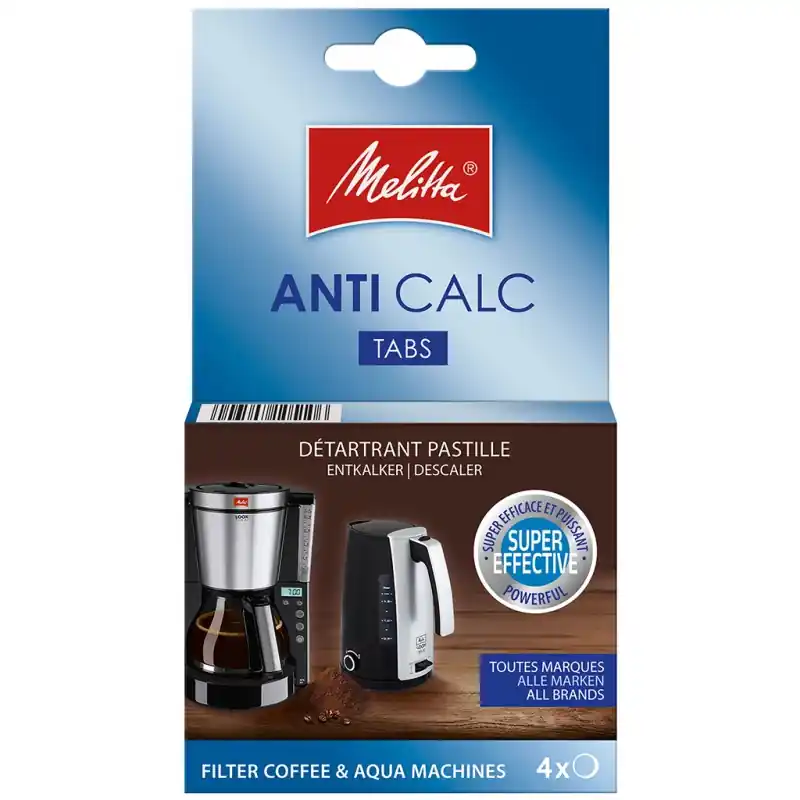 Melitta Anti Calc Tabs für Filterkaffeemaschinen und Wasserkocher Finale Aktion