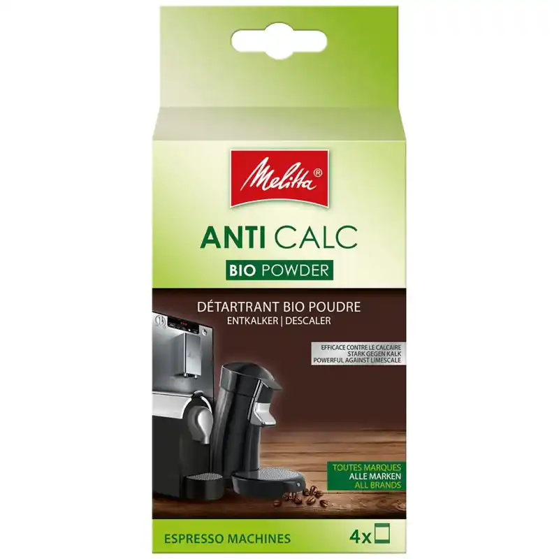 Melitta Anti Calc Bio Pulver für Kaffeevollautomaten, 4x40g Knallerangebot