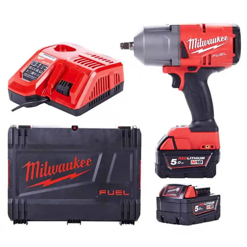 Milwaukee M18 FHIWF12-502X Akku-Schlagschrauber (18V/2x5,0Ah) HD Box 4933459696 Neue Ware