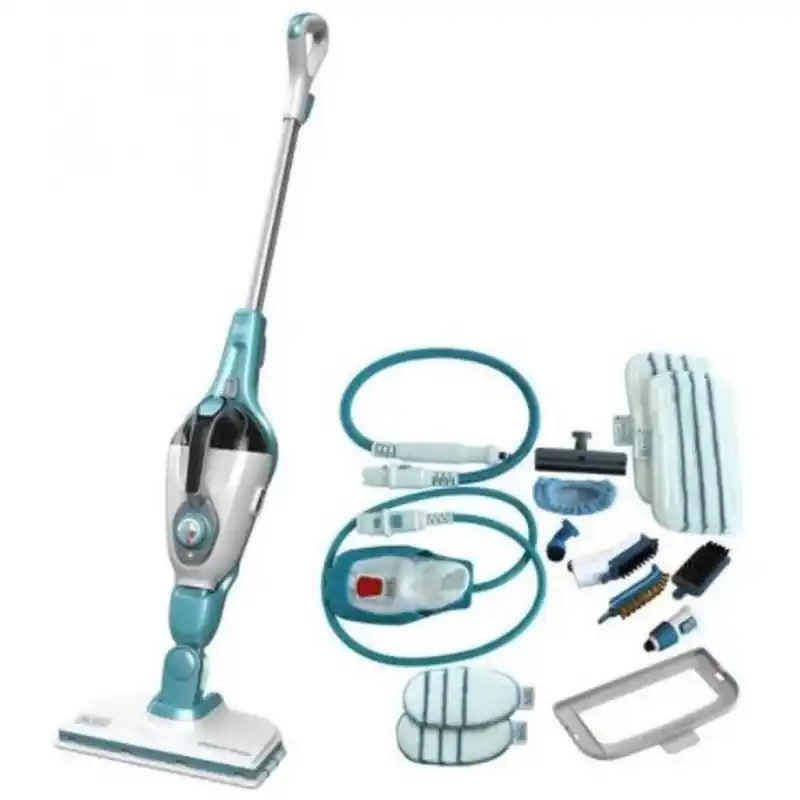 Sichere Zahlung Black Decker FSMH13151SM 15in1 Dampfbesen mit SteaMitt 1300W