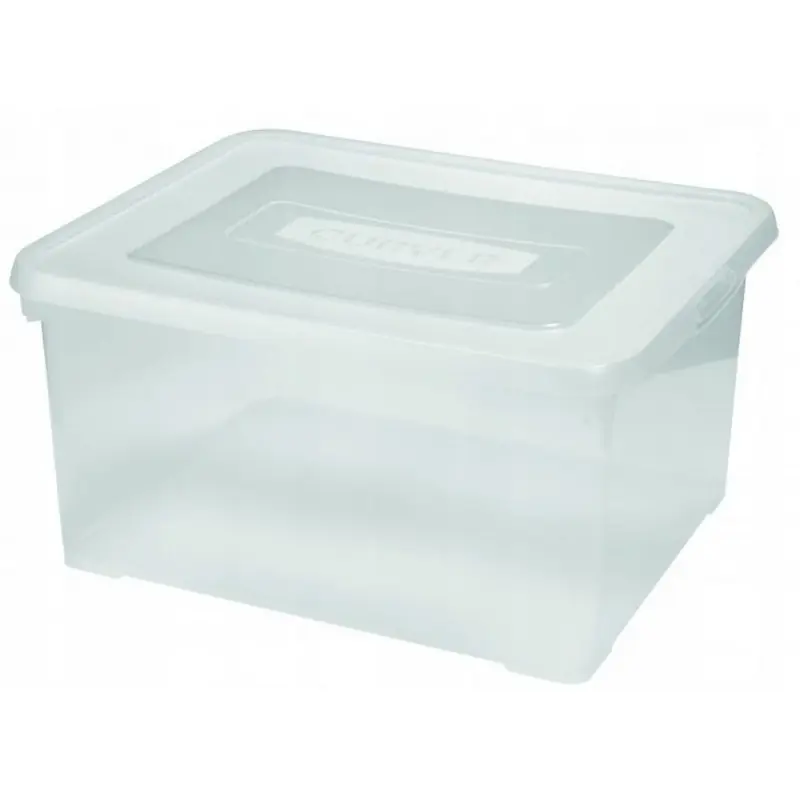 Preis Gesenkt CURVER HANDY BOX 35L Aufbewahrungsbox 49 x 40 x 25 cm transparent 00445-001