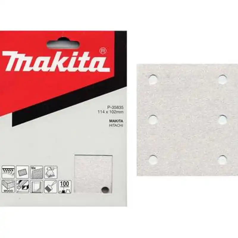 Makita P-35807 Schleifpapier Klett 114x102 mm/ 10 Stk./ K40/ BO4561/54 Letzte Chance