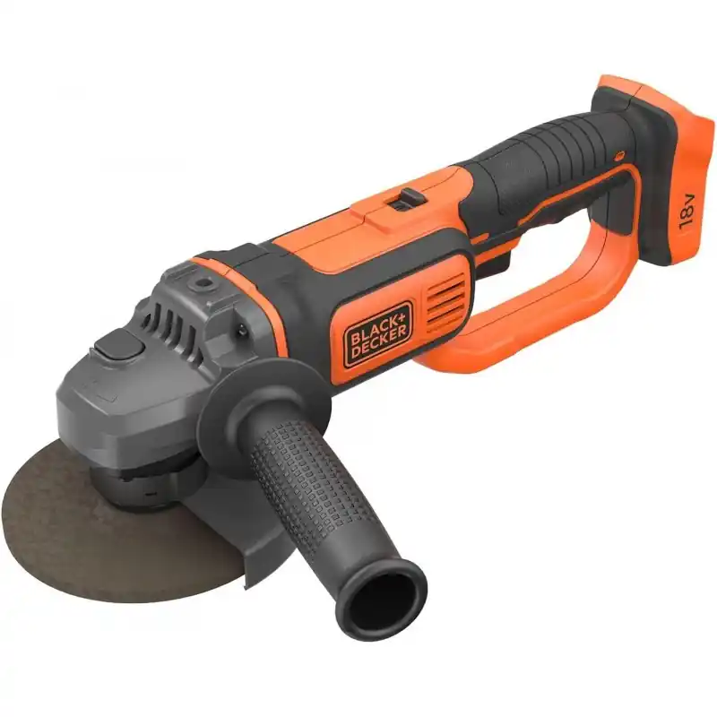 Black Decker BCG720N-XJ Akku-Winkelschleifer (125mm/18V/ohne Akku und Ladegerät) Zertifiziert