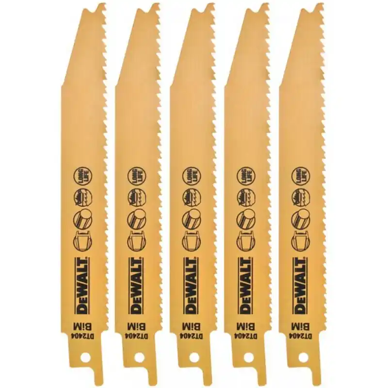 DeWALT DT2404-QZ Säbelsägeblatt Zahnteilung BIM Metall 152mm, 5Stk Saisonangebot