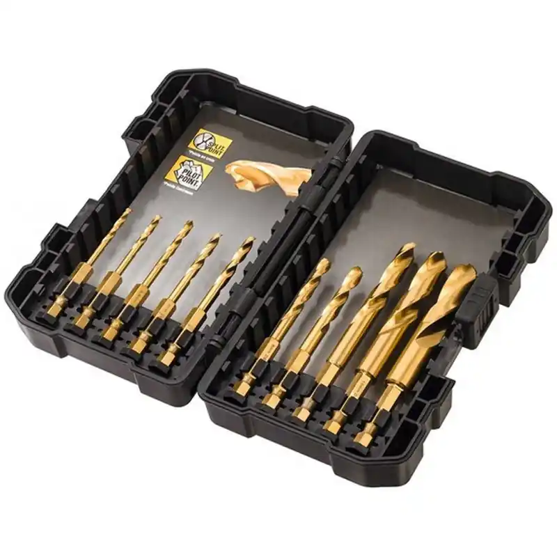 DeWALT DT50050-QZ Metallbohrer-Set HSS-Tin 10-tlg. schlagf Billig