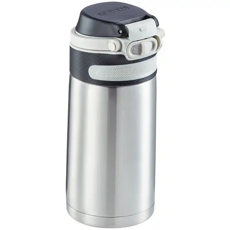 Preisreduziert LEIFHEIT Flip Isolierbecher 350 ml silber 03244