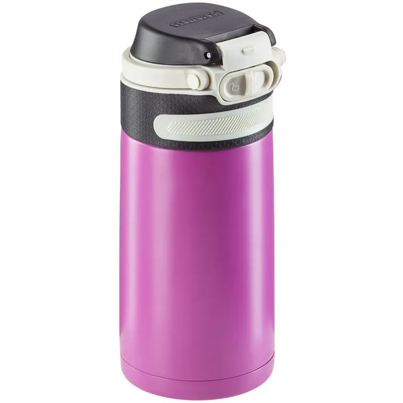 Solange Der Vorrat Reicht LEIFHEIT Flip Isolierbecher 350 ml lila 03246