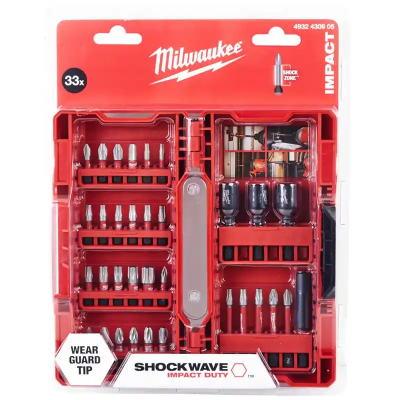 Must-Have Milwaukee Shockwave Impact duty Bitset 33 -teilig 4932430905