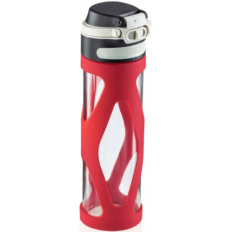 Direktkauf LEIFHEIT Flip Glasflasche 600 ml rot 03256