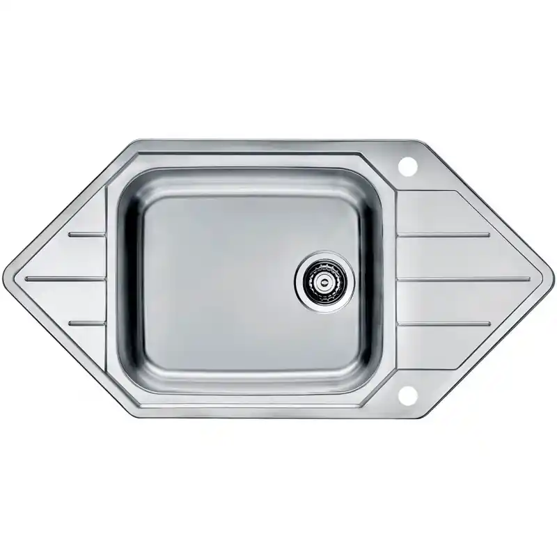 Neue Ware ALVEUS PRAKTIK 130 Edelstahlspüle, 985x500 mm, Satin 1122594