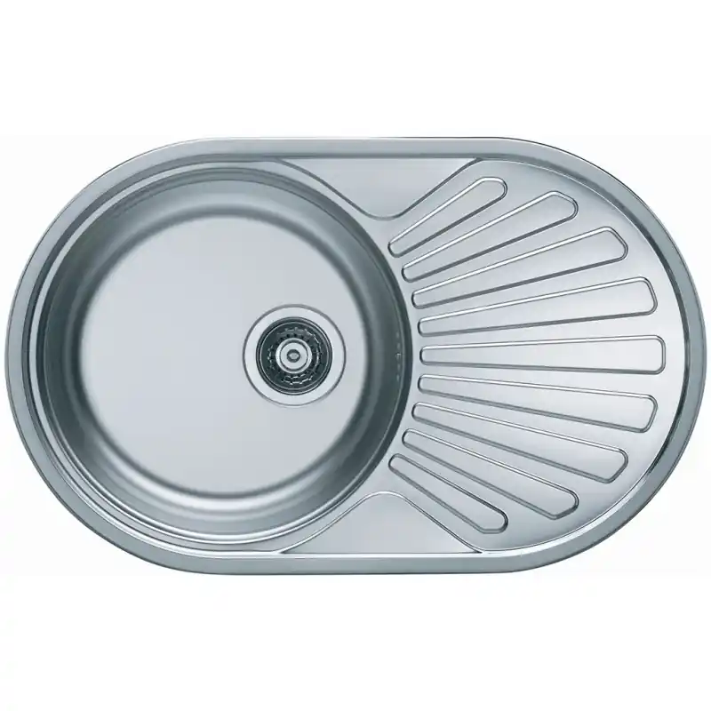 ALVEUS CIKLO 20 Edelstahlspüle, 740 x 440 mm, Natur 1123986 Preiswert