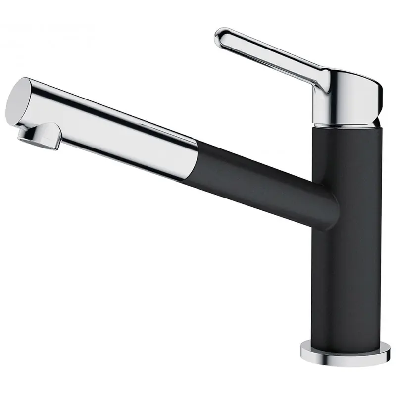 Neu Franke FC 3055.071 ORBIT Küchenarmatur Zugauslauf, Onyx 115.0623.057