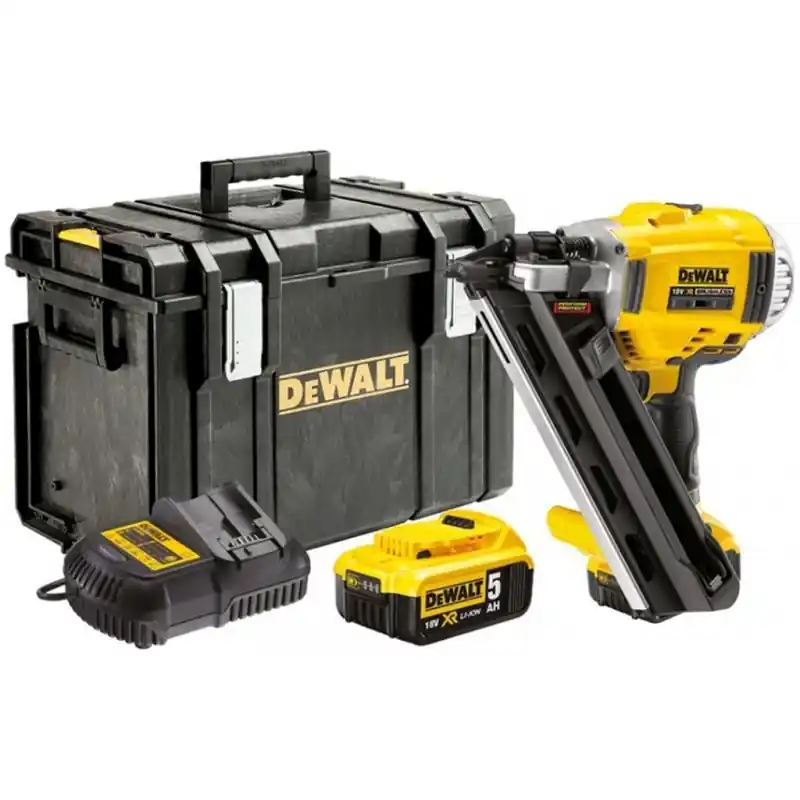 DeWALT DCN692P2K-QW Akku Nagler 90 mm XR (18 V/2x5,0 Ah) Tough Sichere Zahlung