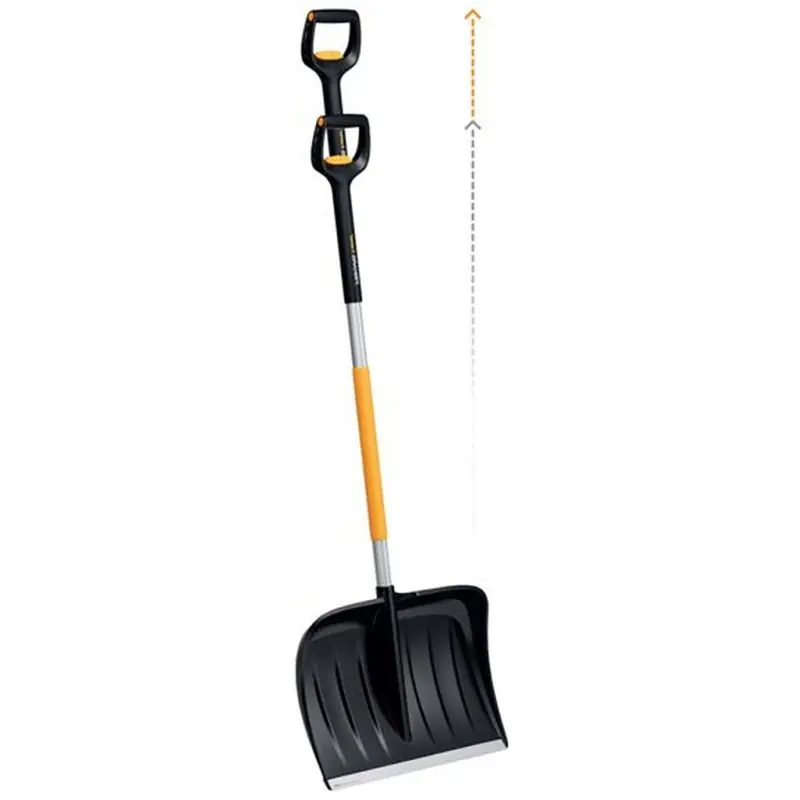 Fiskars X-series Teleskop-Schneeräumer, 143-163cm 1057189 Neuheit