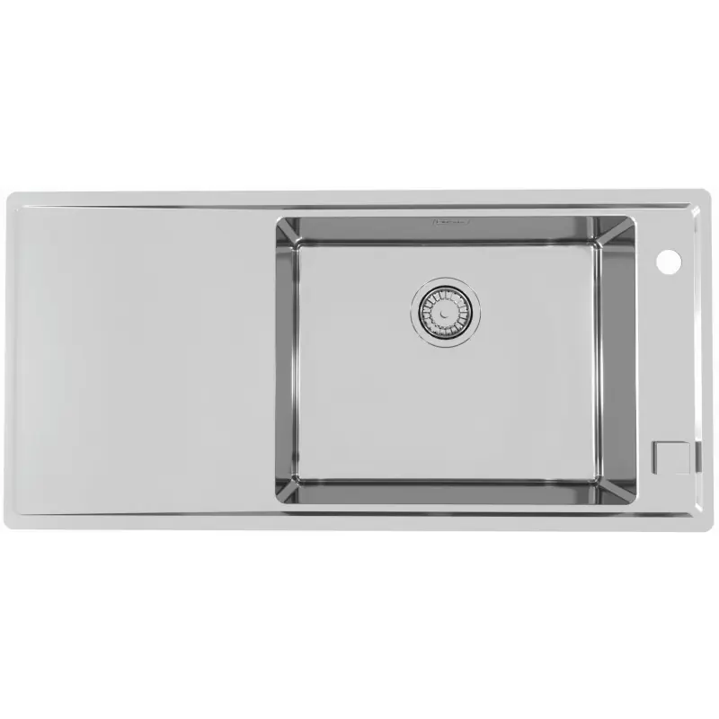 Preisreduziert ALVEUS STRICTO 30 R Edelstahlspüle, 980 x 472 mm, rechts 1124375