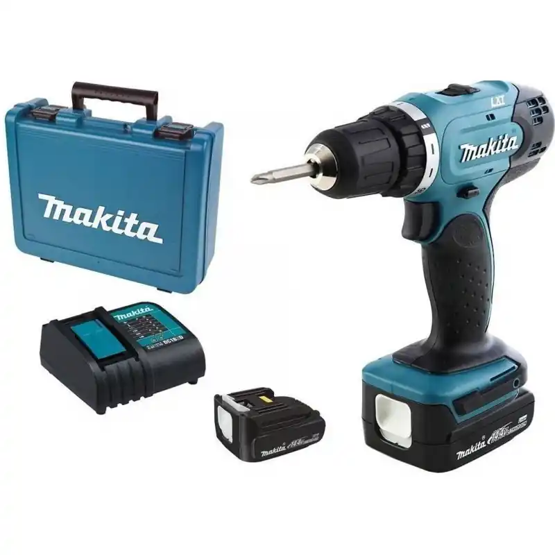 Neu Makita DDF343SYE Akku-Bohrschrauber Li-ion 14,4V/2x1,5 Ah + Transportkoffer