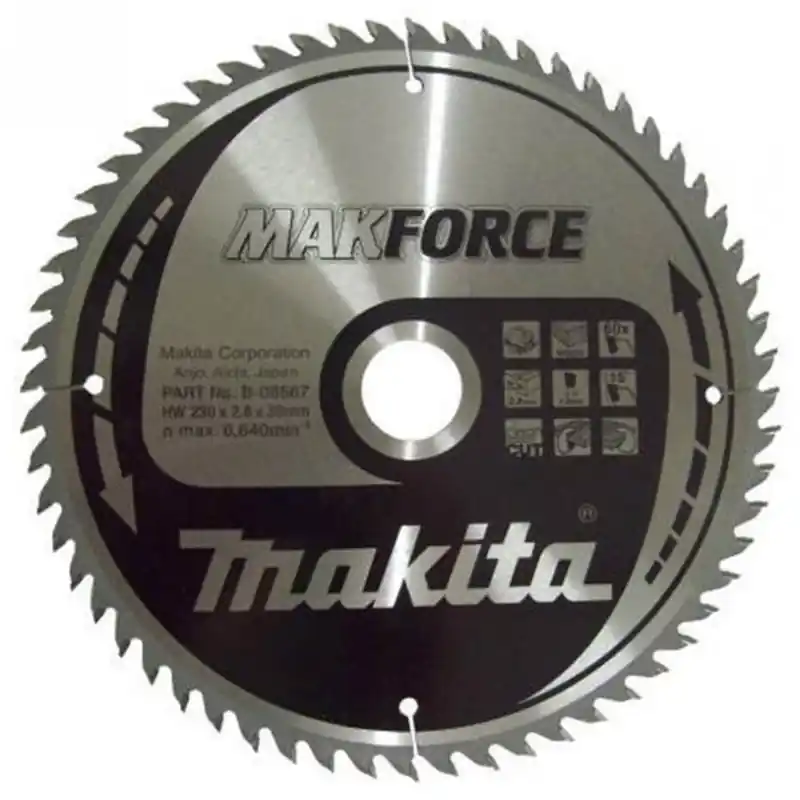 Makita B-08567 Makblade Plus Mitre Sägeblatt 230x30mm 60 Z Billig