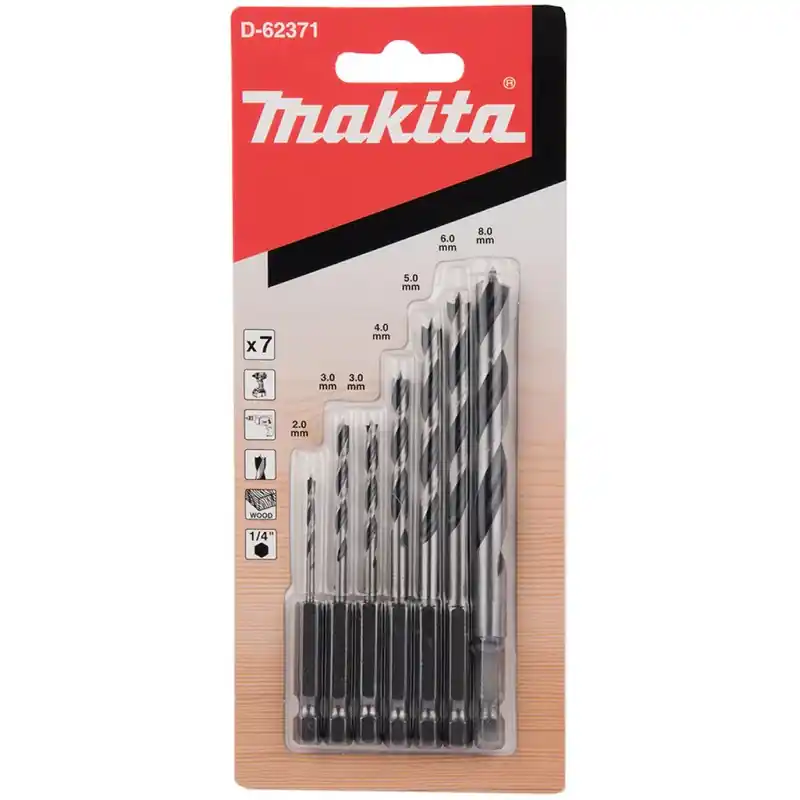 Abverkauf Makita D-62371 Bohrer-Set 7tlg 1/4"