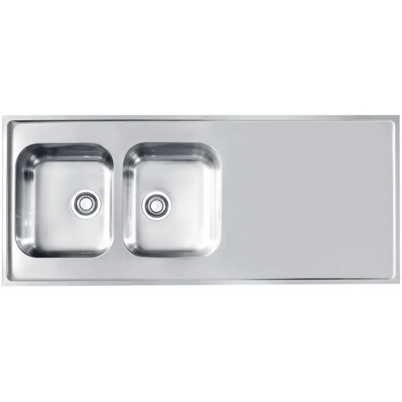 Versand Am Gleichen Tag ALVEUS CLASSIC PRO 110 Edelstahlspüle, 1400 x 600 mm, Satin 1132129