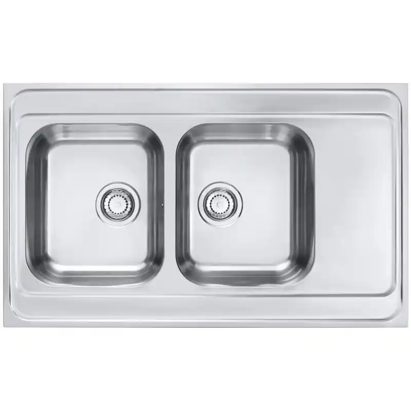 Solange Der Vorrat Reicht ALVEUS CLASSIC PRO 80 Edelstahlspüle, 1000 x 600 mm, Satin 1130472