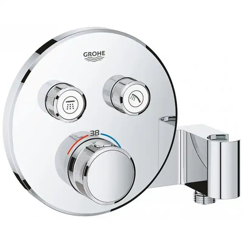 GROHE Grohtherm SmartControl Thermostat m. Brausehalter Rund 29120000 Günstig