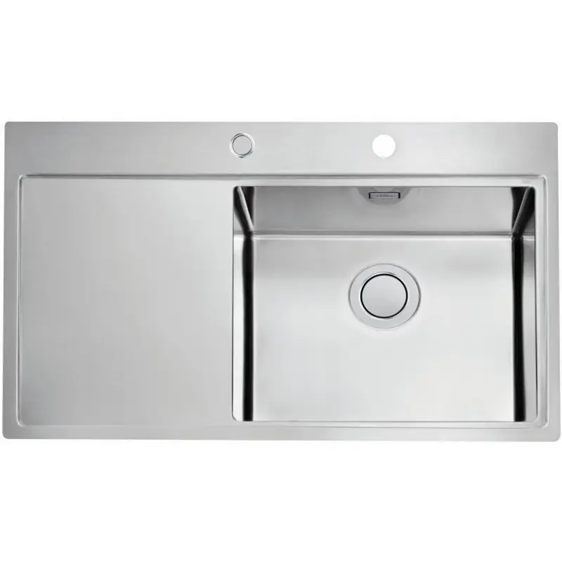 Direkt Vom Hersteller ALVEUS PURE 50 UP R Edelstahlspüle, 860 x 525 mm, rechts 1123792