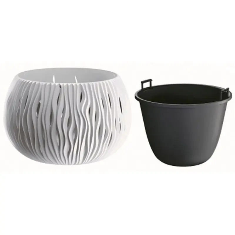 Prosperplast SANDY Bowl Blumentopf 48cm, 21l, weiß DSK480 Schnäppchen