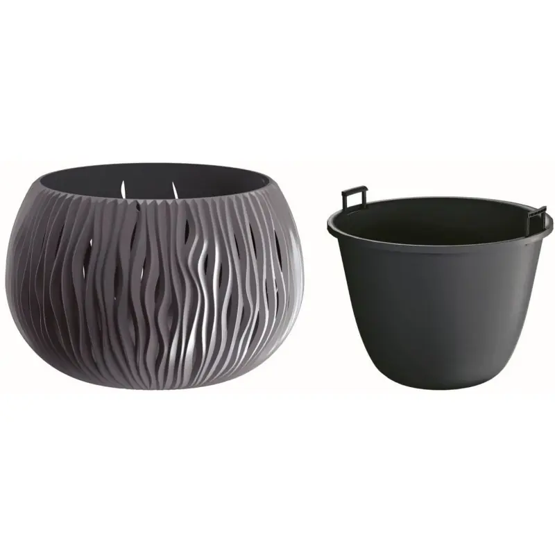Sofort Bestellen Prosperplast SANDY Bowl Blumentopf 48cm, 21l, anthrazit DSK480