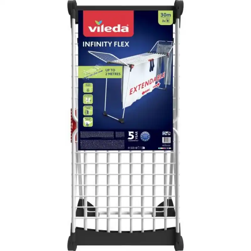 VILEDA Infinity Flex Wäscheständer 30m 168895 Neu Im Sortiment