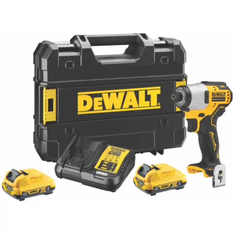 Kracherpreis DeWALT DCF801D2-QW Akku-Schlagschrauber 1/4"/163Nm XR (12V/2x2,0Ah) Tstak