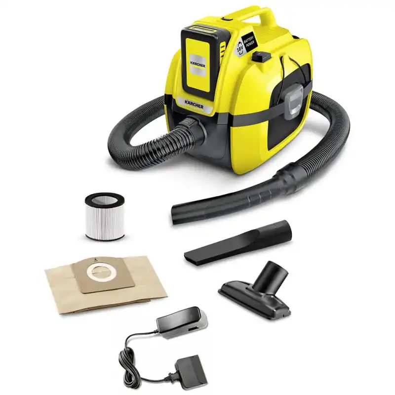 Preisreduziert Kärcher WD 1 Compact Battery Set Mehrzwecksauger (18V/1x2,5 Ah/7L) 1.198-301.0