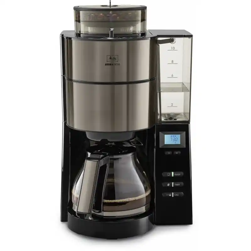 Solange Der Vorrat Reicht Melitta AromaFresh Filterkaffeemaschine Metallic Grey