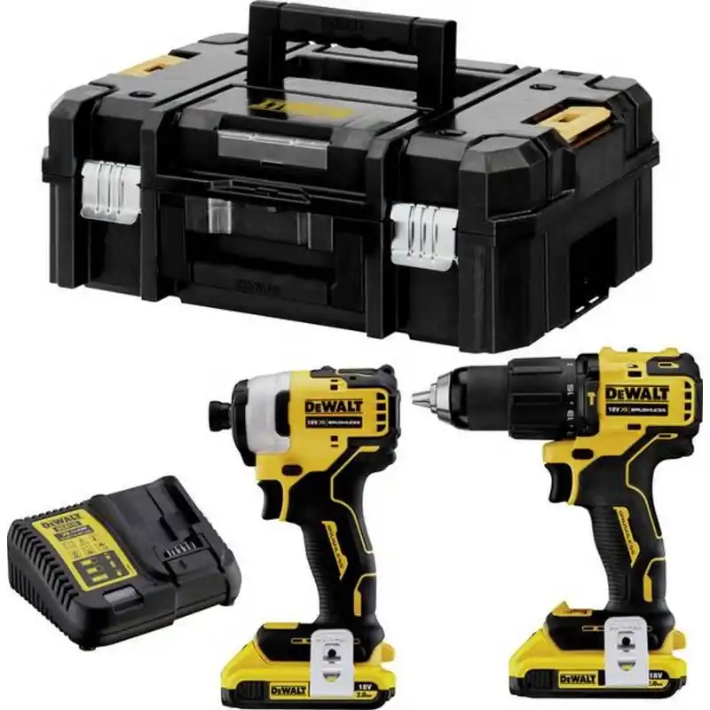 Preis Gesenkt DeWALT DCK2062D2T-QW Akku Schlagbohrschrauber Akku-Schlagschrauber (18V/2x2,0Ah) TSTAK