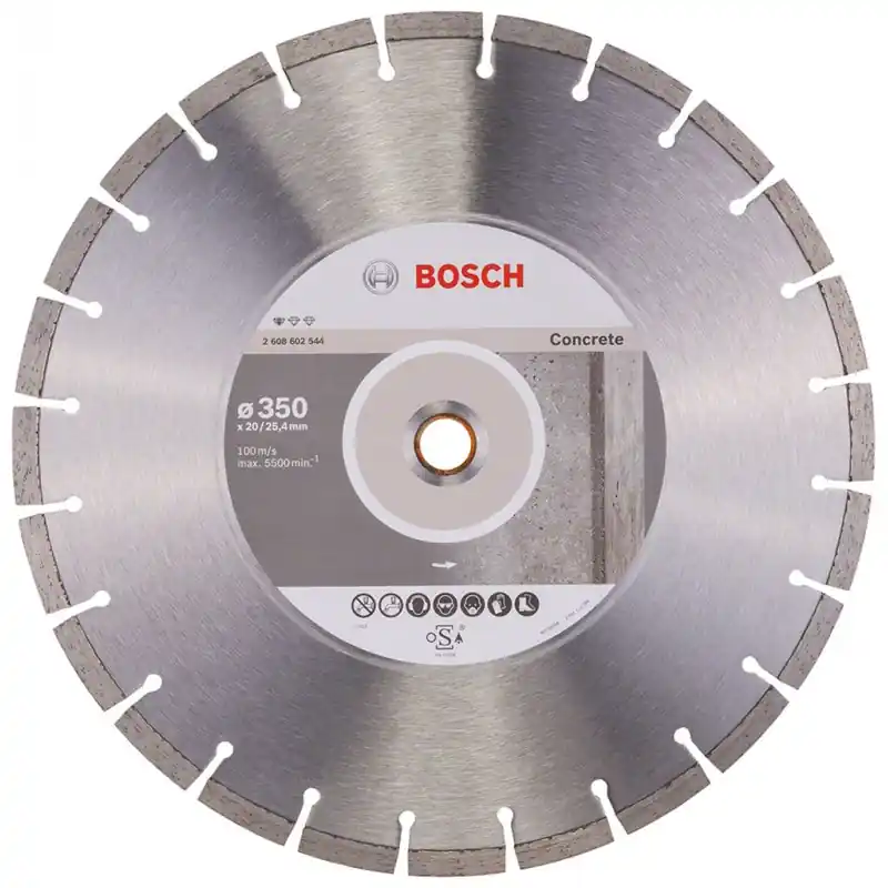 Garantierte Lieferung BOSCH Standard for Concrete Diamanttrennscheibe 350x20mm 2608602544