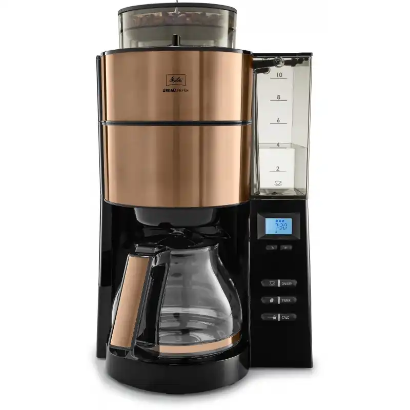 Billig Melitta AromaFresh Filterkaffeemaschine Kupfer