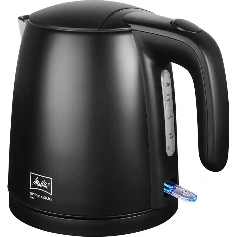 Versand Am Gleichen Tag Melitta Prime Aqua mini Wasserkocher, 1l, Schwarz
