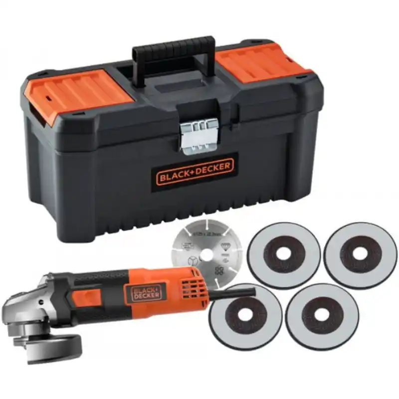 BLACK  DECKER BEG220KA5 Winkelschleifer 125 mm, 900W Neuheit
