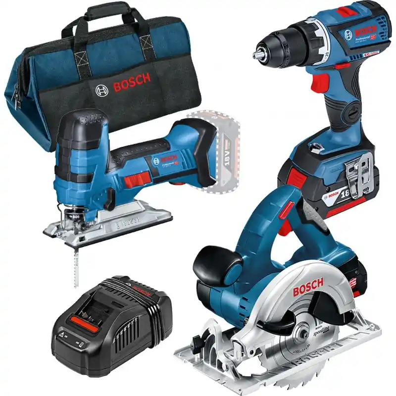 Rabatt BOSCH Set GSR 18V-60 C + GST 18V-LI + GKS 18 V-LI 0615990K1E