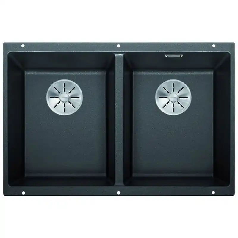 BLANCO Unterbaubecken SUBLINE 350/350-U Silgranit, InFino schwarz 525987 Zertifiziert