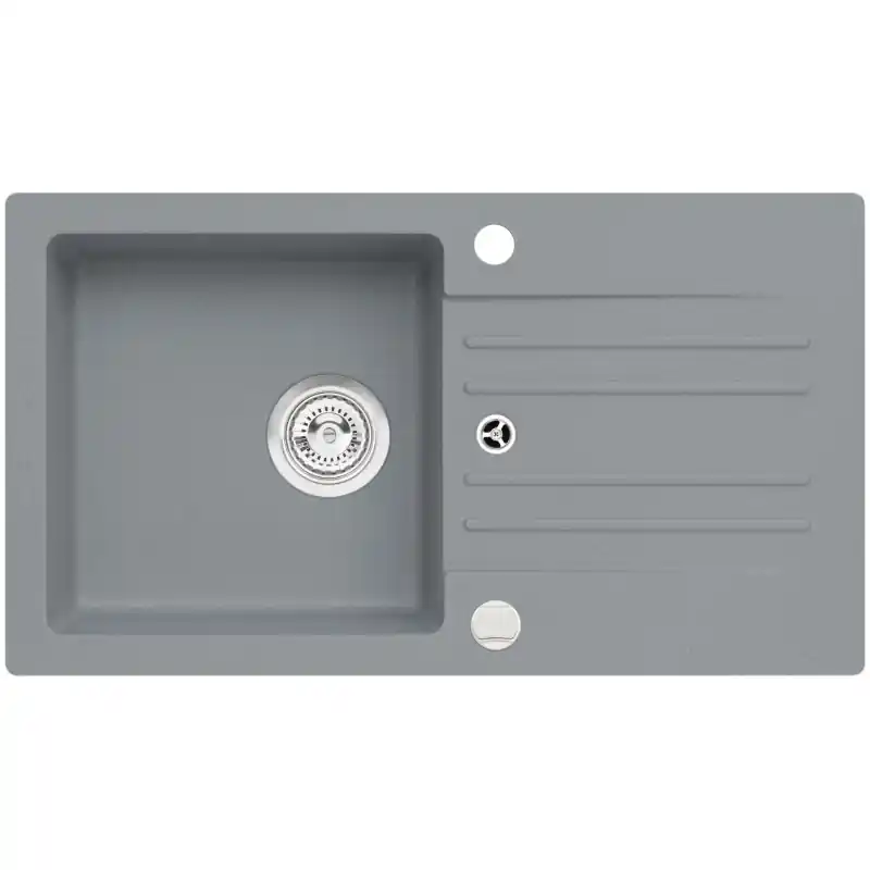 Abverkauf ALVEUS CORTINA 140 Granitspüle, 750 x 420 mm, POP-UP, beton