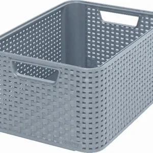 Rabatt CURVER STYLE M Aufbewahrungsbox 38,6 x 17 x 28,7 cm hellgrau 03615-099