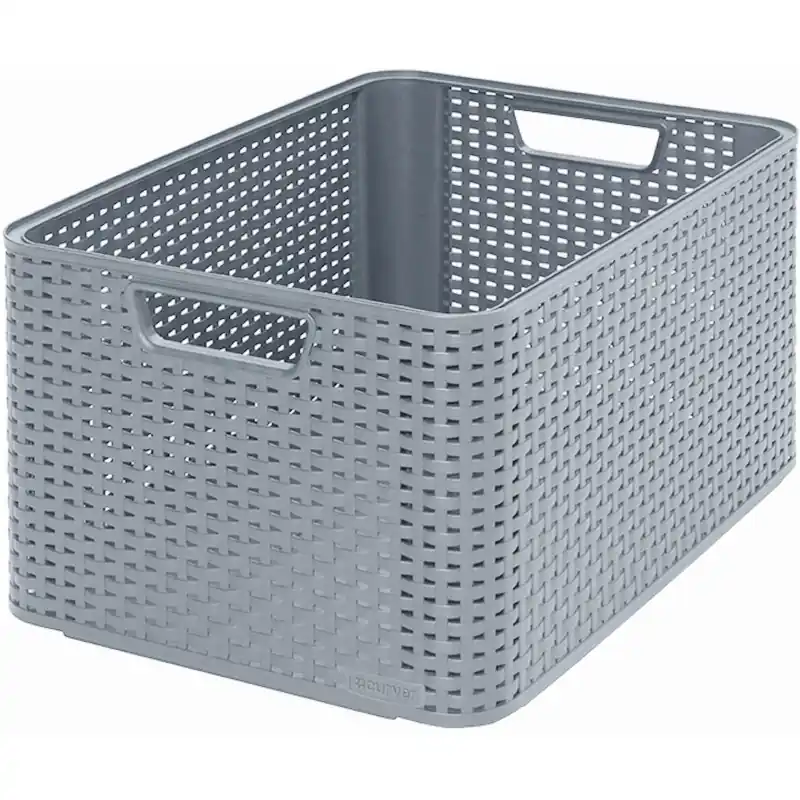 Nur Für Kurze Zeit CURVER STYLE L Aufbewahrungsbox 43,6 x 23 x 32,6 cm hellgrau 03616-099