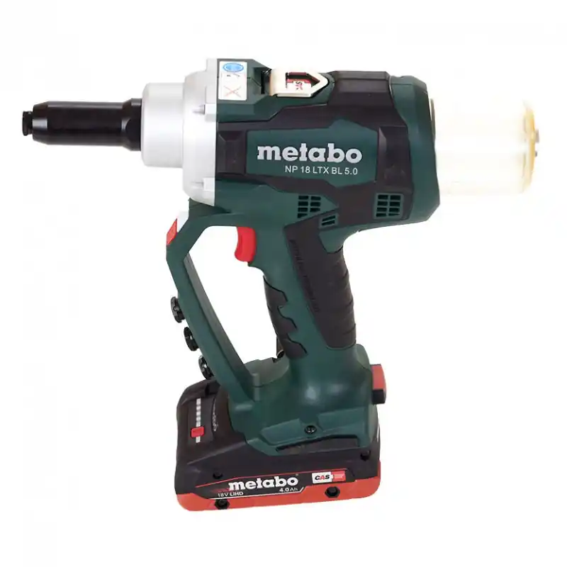 Bestseller Metabo NP 18 LTX BL Akku-blindnietpistole (18V/2x4,0Ah) MetaBOX 619002800