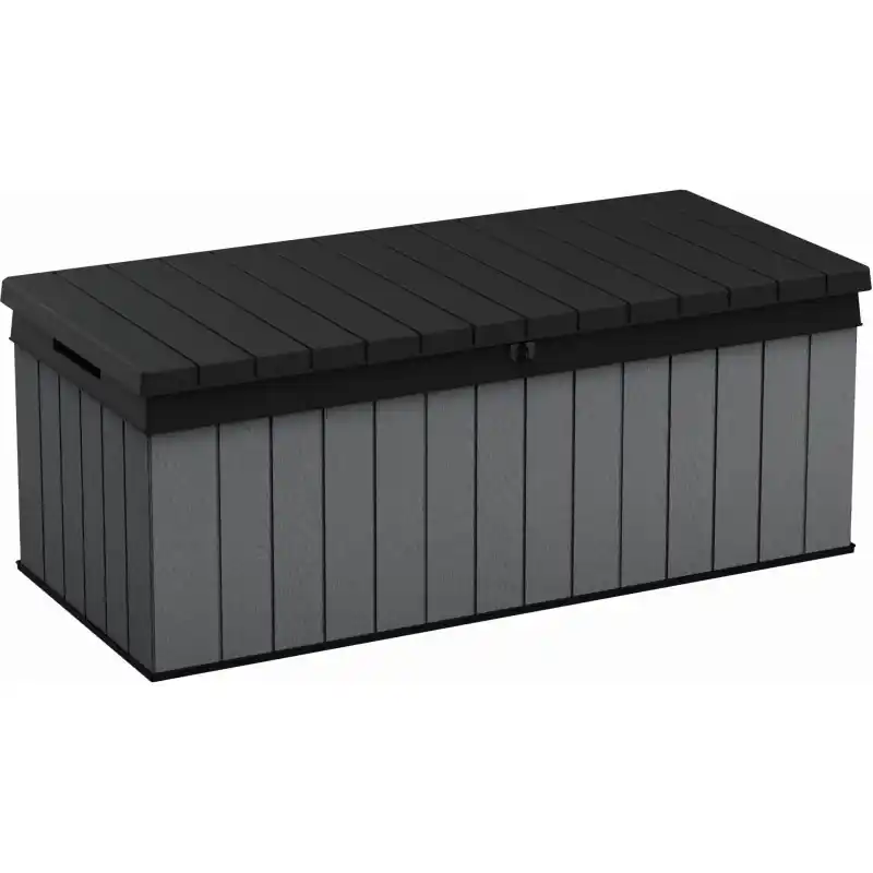 KETER DARWIN 380L Garten-Aufbewahrungsbox 142,5 x 65,3 x 54,5 cm, grau 17211691 Ausverkauf