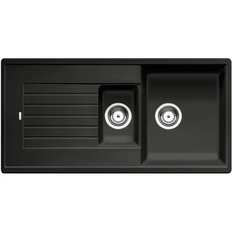 BLANCO ZIA 6 S Silgranit schwarz doppelseitiges Design 526021 Super-Preis